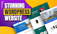 make a professional wordpress website in elementor