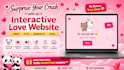 create a surprise love proposal page