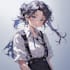 anime character an illustration and anime character