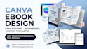 do canva lead magnet ebook, workbook, notion template