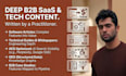write b2b saas technical articles and tech blog posts
