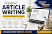 write SEO optimized ai blog posts and website content