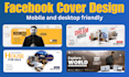 design premium facebook cover ad banner mobile friendly