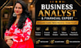 do business analysis and financial analysis