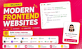 build responsive react js javascript website with tailwind CSS vite
