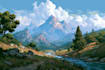 paint oil painting landscape