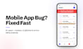 fix bugs and errors in your mobile app quickly