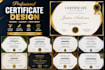 a professional, modern, and editable certificate