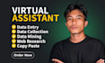 be your virtual assistant for data entry, typing, copy paste and web research
