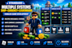 develop your roblox game using roblox studio and lua scripting