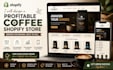 design a premium private label coffee shopify store and coffee website