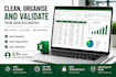 clean, organise and validate your data accurately