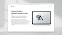 build a clean custom business card website