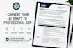 polish your ai written sops into professional documents
