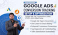 set up google ads conversion tracking, ga4 e commerce tracking, and analytics 4