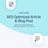 write SEO blog articles and website content
