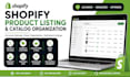 create shopify collections, variants and product listings