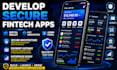 develop secure fintech app, digital wallet with kyc admin panel