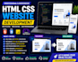do html css, web programming, editing PSD to html frontend developer