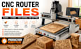 create cnc router files, vcarve files, g code, cnc carving, cnc cutting designs