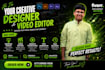 be graphic designing for your youtube thumbnails,posters