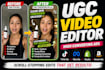 edit ugc and dtc video ads