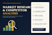 deliver in depth market research and competitor analysis backed by real data