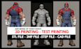 3d modeling, cosplay, 3d action figures printing, 3d helmet design, 3mf painting
