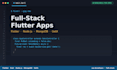 develop a flutter app with getx and node js backend