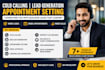 cold calling, appointment setting and lead generation