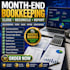 do month end bookkeeping in quickbooks xero sage myob