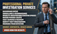 conduct professional osint digital investigations