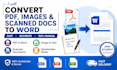 convert images handwritten notes scanned doc to text