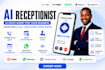 ai receptionist, ai voice agent using vapi, retell ai, n8n, make