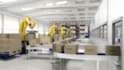 create 3d industrial packaging line process machine automation manufacturing