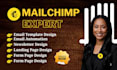 design mailchimp email template and setup automation campaigns