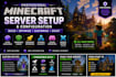 professionally set up your minecraft server