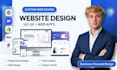 design a modern responsive website, UI UX, wordpress, webflow or shopify website