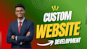 develop a custom frontend and backend website with deployment