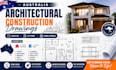 draw architectural australia construction drawing floor plan city permit drawing