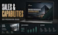 design a b2b sales deck and company capabilities presentation