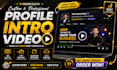 create a professional fiverr profile intro video