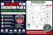 create UK fire safety plan, evacuation plan, and emergency exit layout