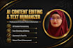 edit, proofread and humanize your ai generated content