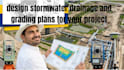 design stormwater drainage and grading plans for fl, ca, ma, nj, ny, tx, project