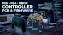 design ps5 ps4 xbox game controller pcb and embedded firmware