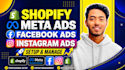 setup shopify meta ads, manage facebook ads, instagram ads