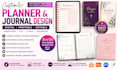 design custom planner journal digital planner amazon KDP printable book design