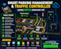 smart parking management and traffic controller using esp32 arduino iot