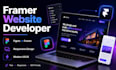 design framer website, figma to framer expert, framer developer